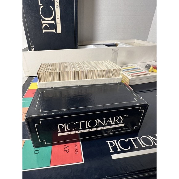 Pictionary First Edition Board Game Of Quick Draw Vintage 1985 Classic Original - Picture 5 of 6